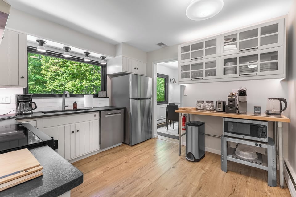 Fully stocked kitchen