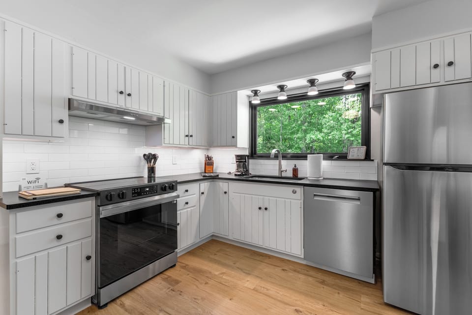 Fully stocked kitchen