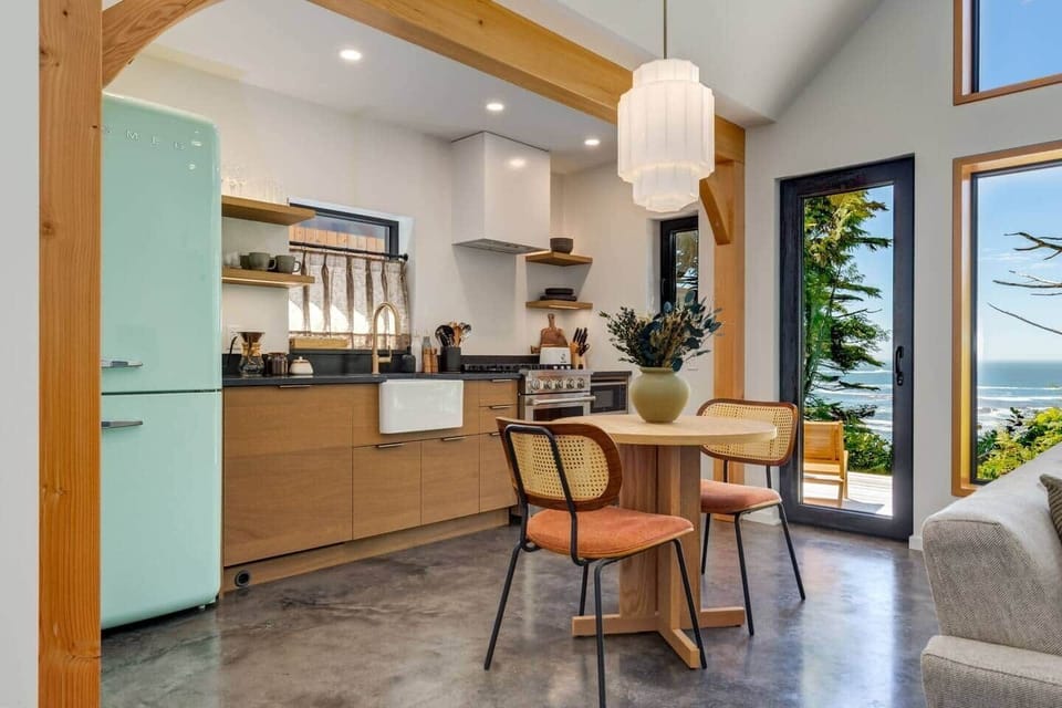 Kitchen and dining area
