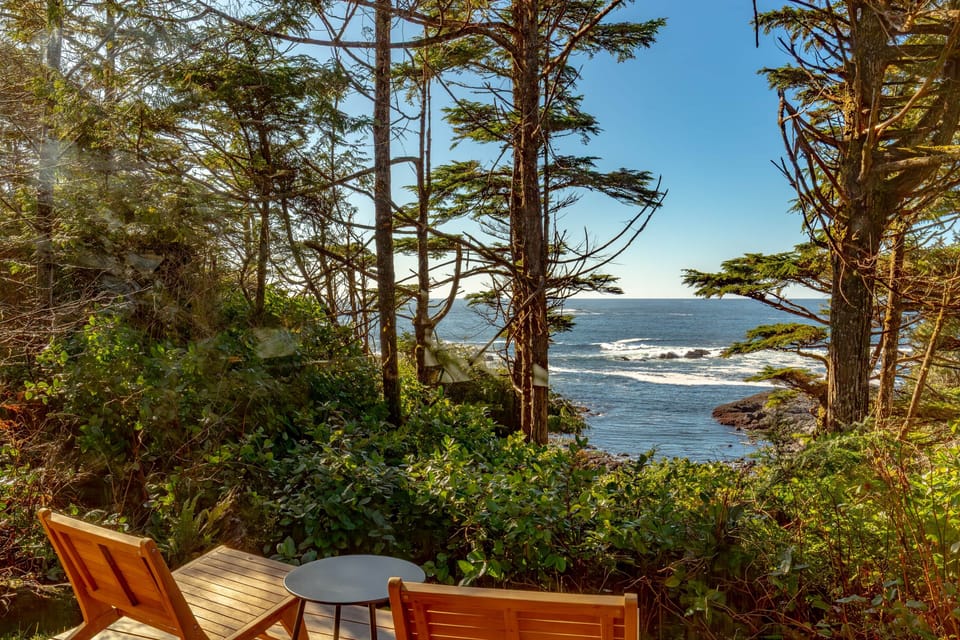 Private ocean view deck
