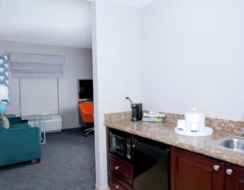 Start mornings with easy snacks and coffee in-room.