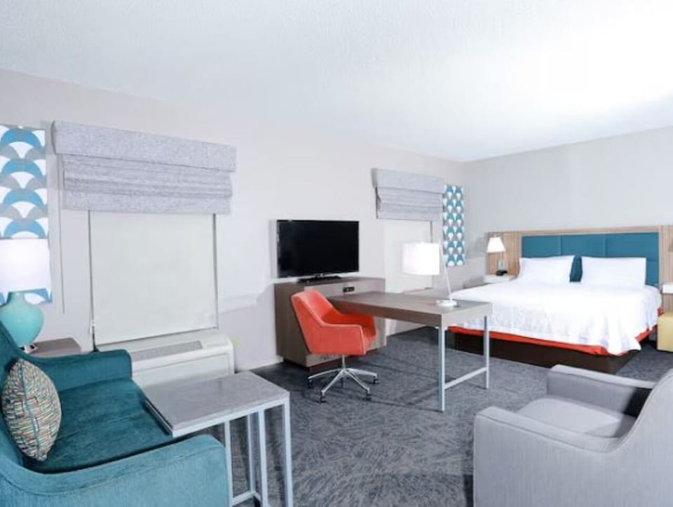 Settle into a bright, open room made for relaxing.