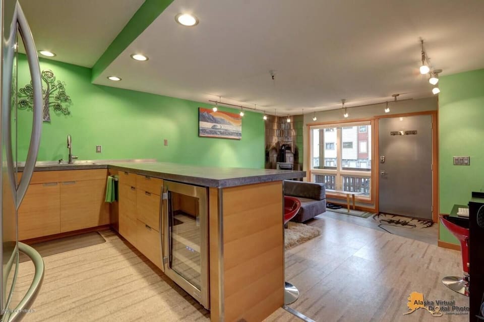 Kitchen and Living Room