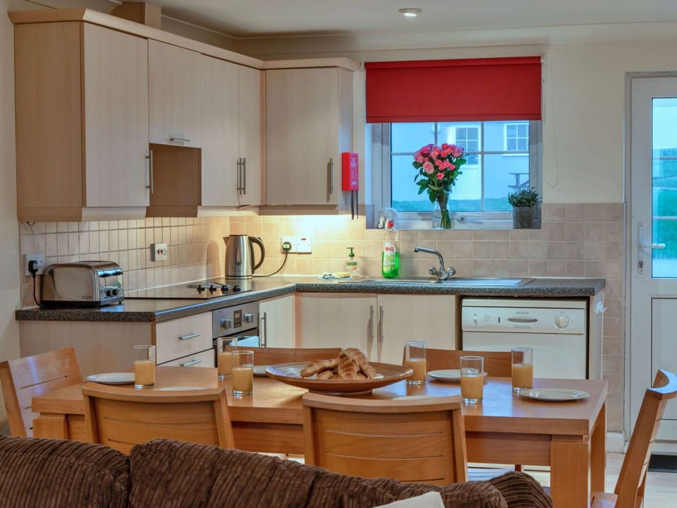 Furniture, Kitchen, Kitchen Appliance, Countertop, Cabinetry, Interior Design, Flooring, Major Appliance, Wood, Sink