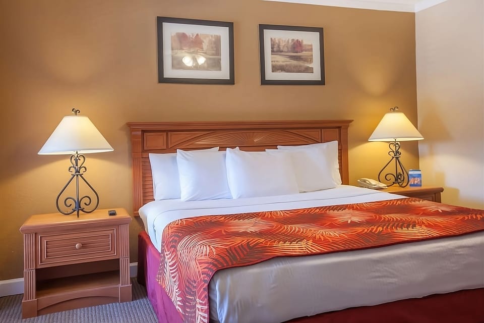 Sink into plush pillows after a day of island adventures.