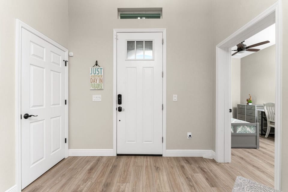 Airy connecting space designed for comfort and convenience during your stay