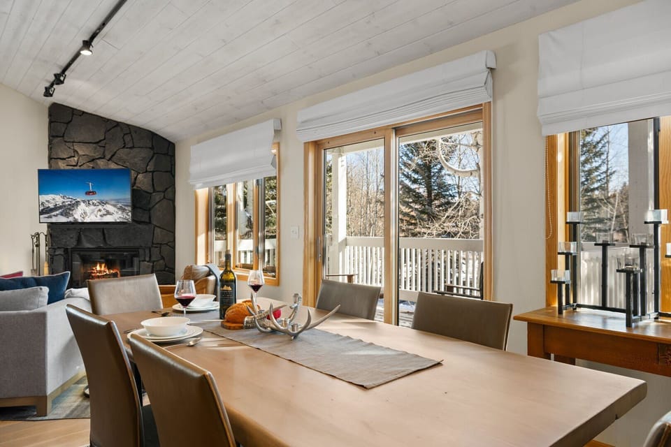 Dining Area Located On Upper Level