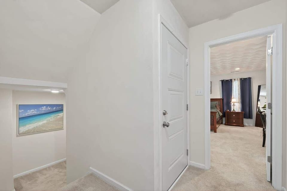 Bright hallway connecting bedrooms and common spaces for easy flow throughout the home.