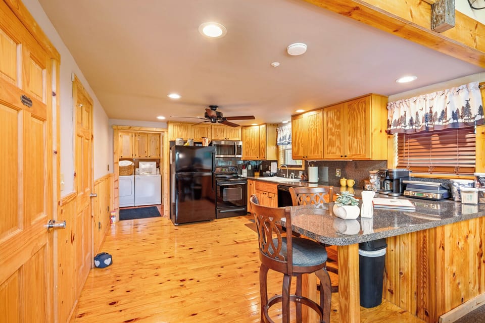 Kitchen equipped for effortless home dining