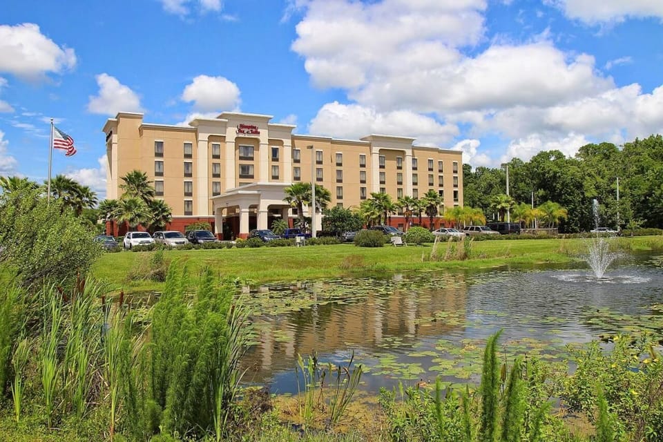 Arrive to a sunny stay with tranquil waterfront views.