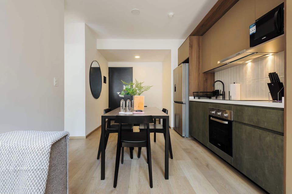 Apartment interior flow.