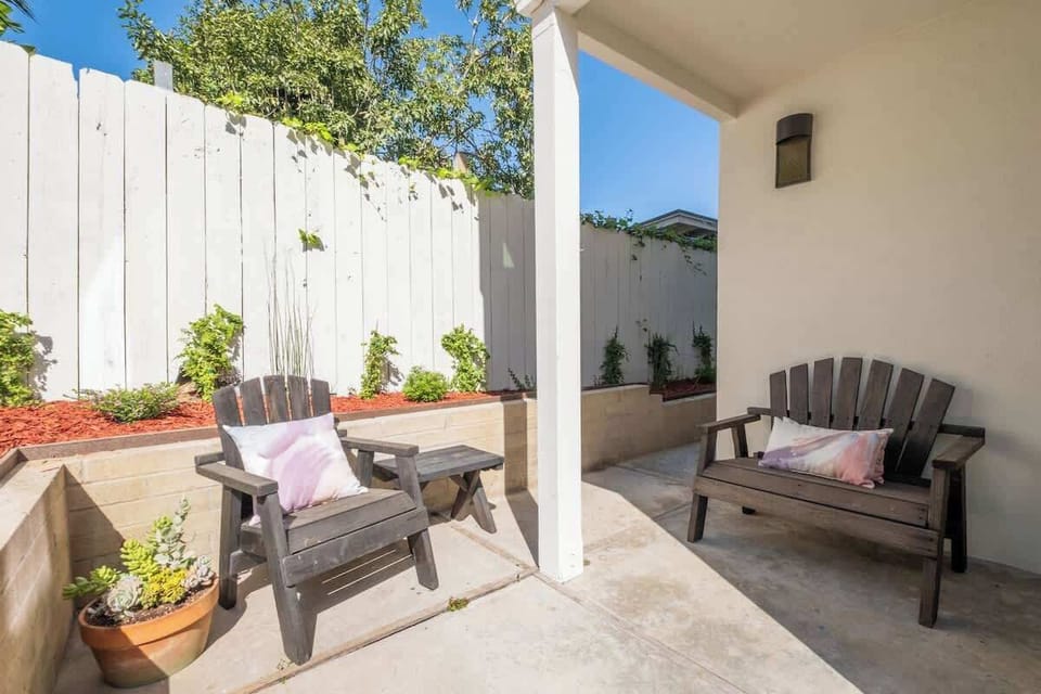 Soak up the sun or sit in the shade under the patio 