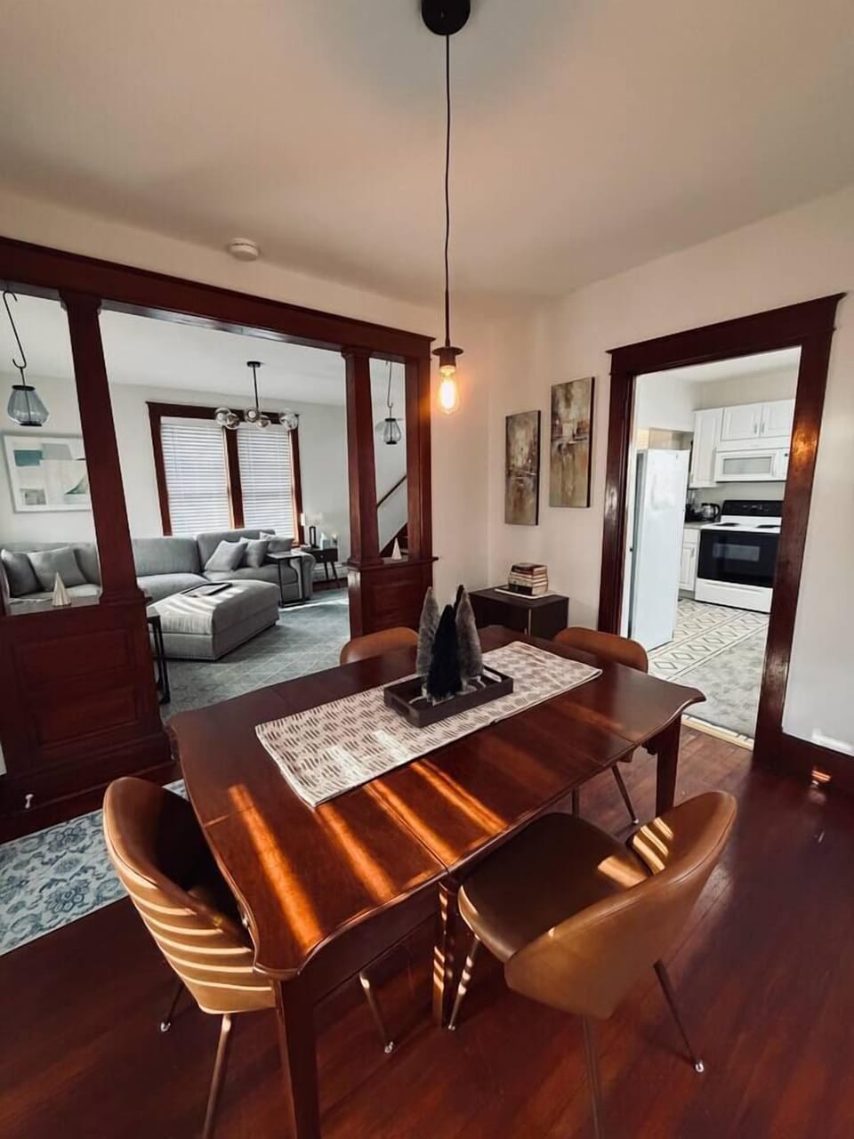 Your living & dining headquarters for planning tomorrow's adventures