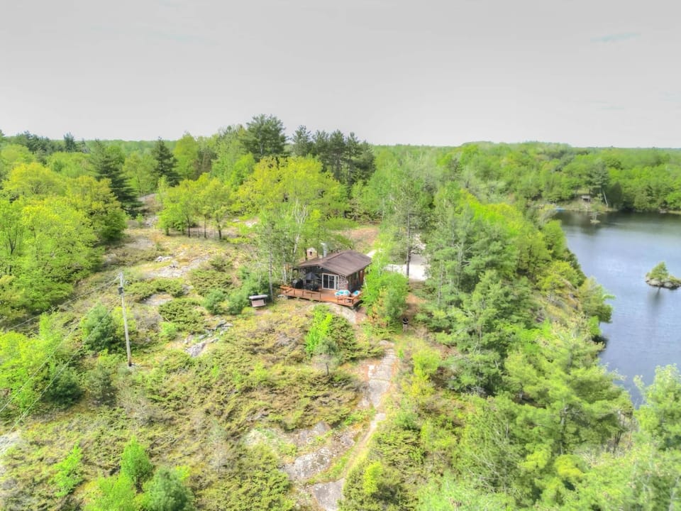 Cottage from drone