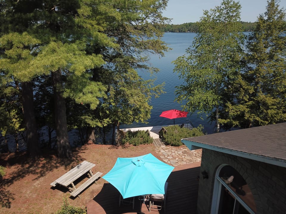 Deck and dock