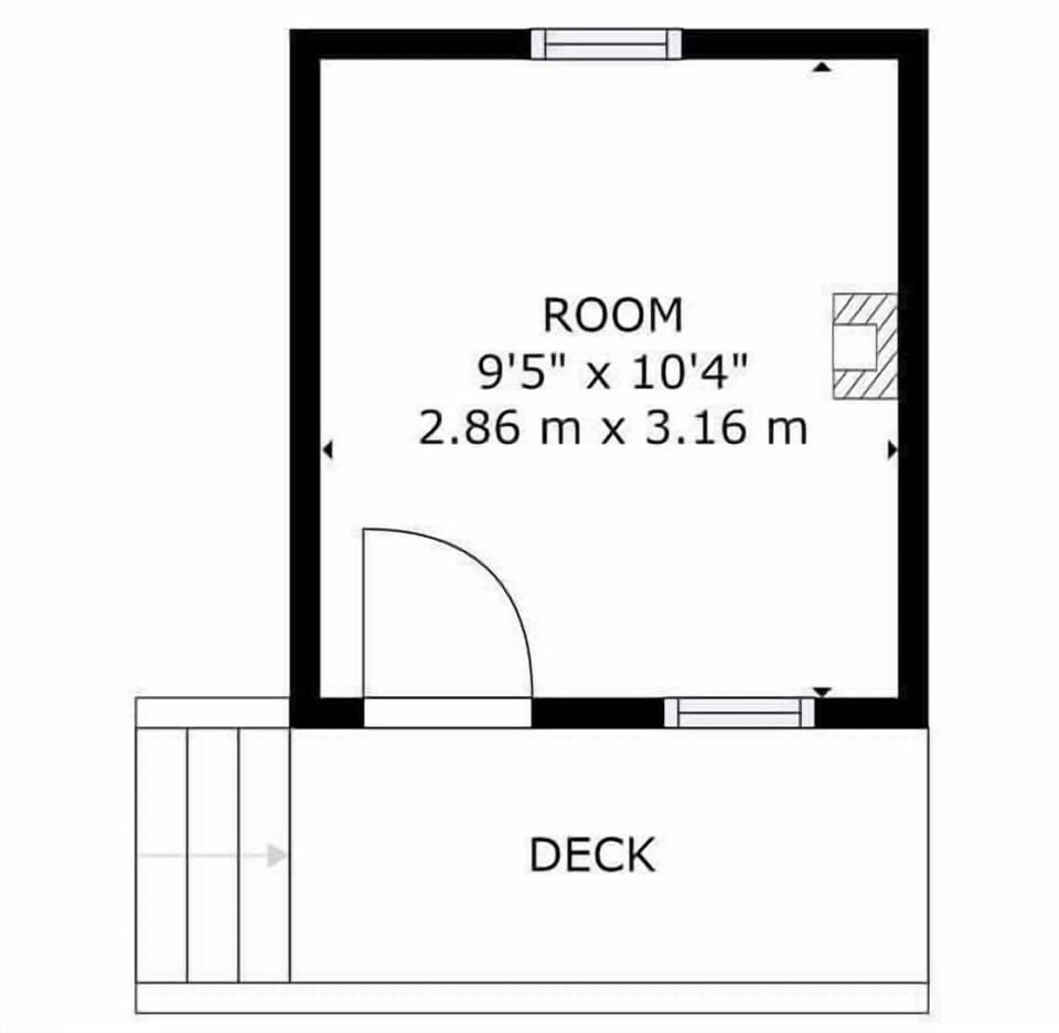 bunkie floor plan
