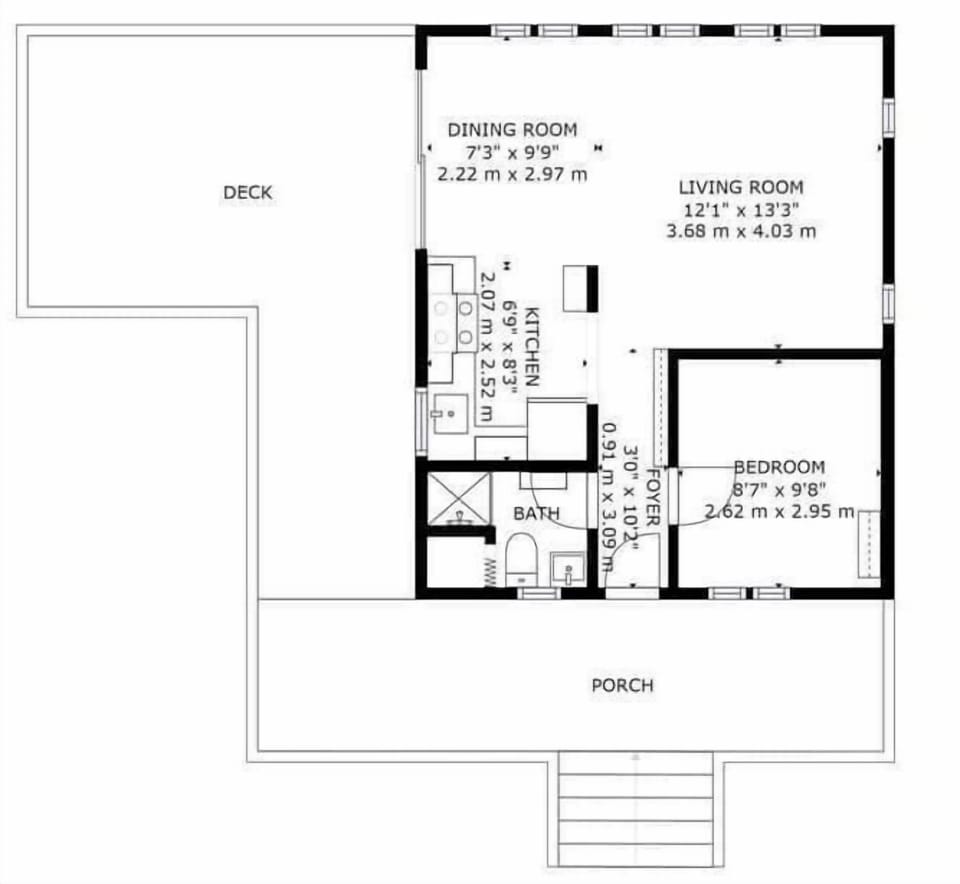 main cottage floor plan
