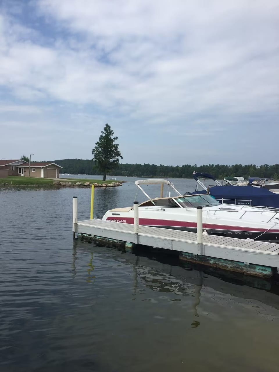 Marina right down the street with boat launch 