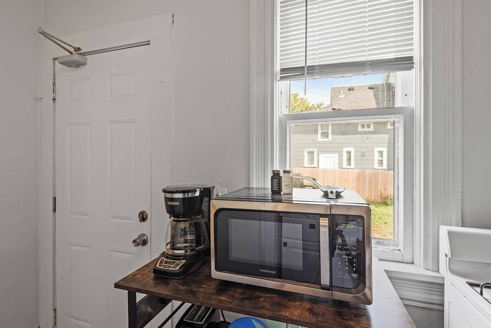 Warm up a quick snack or brew a fresh cup of coffee to kickstart your day of exploration.