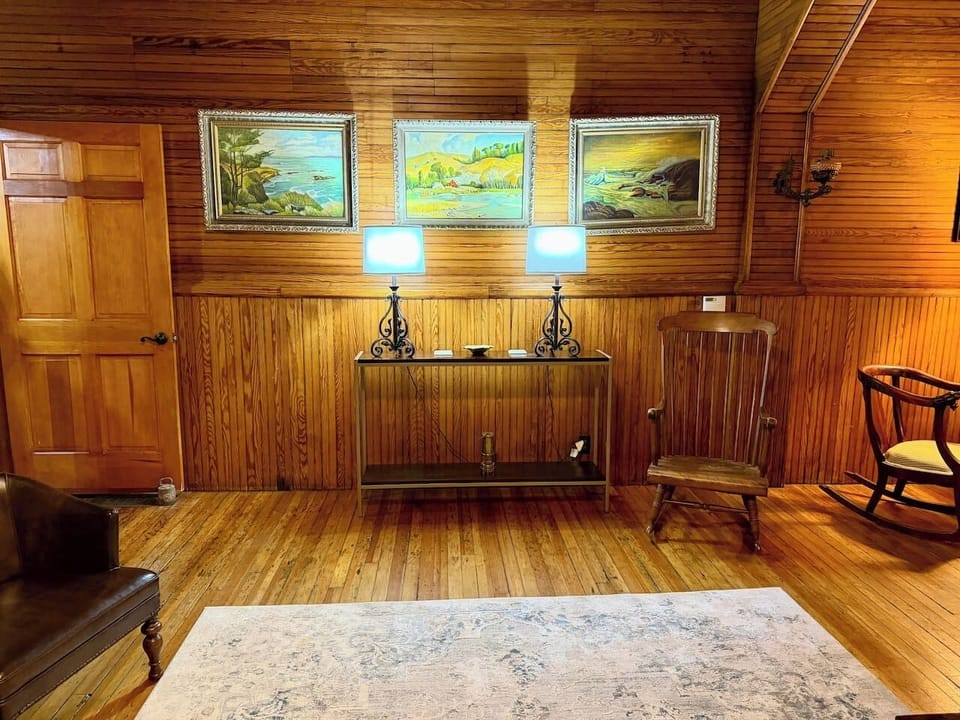 We have many artists in our family heritage and current family.  You will see special pieces displayed throughout our home. Our home is also a piece of art- The craftsmanship is exquisite.
