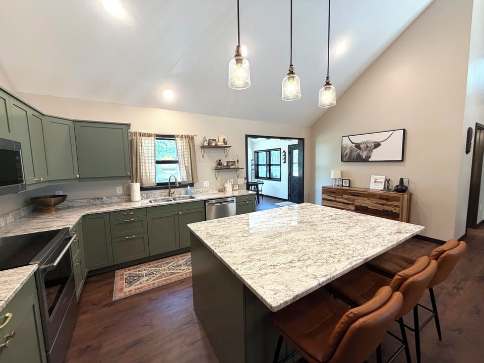 Plenty of space to cook and spend time with friends and family!