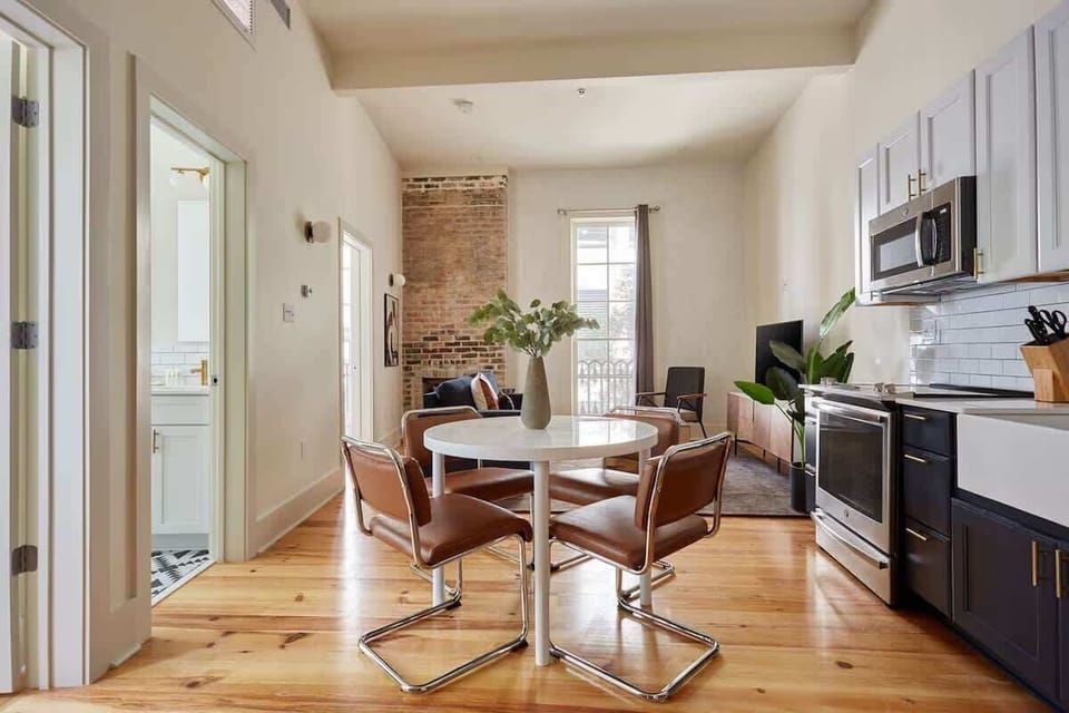 Dining Area | Dining Space Adjacent to Kitchen | Third Floor