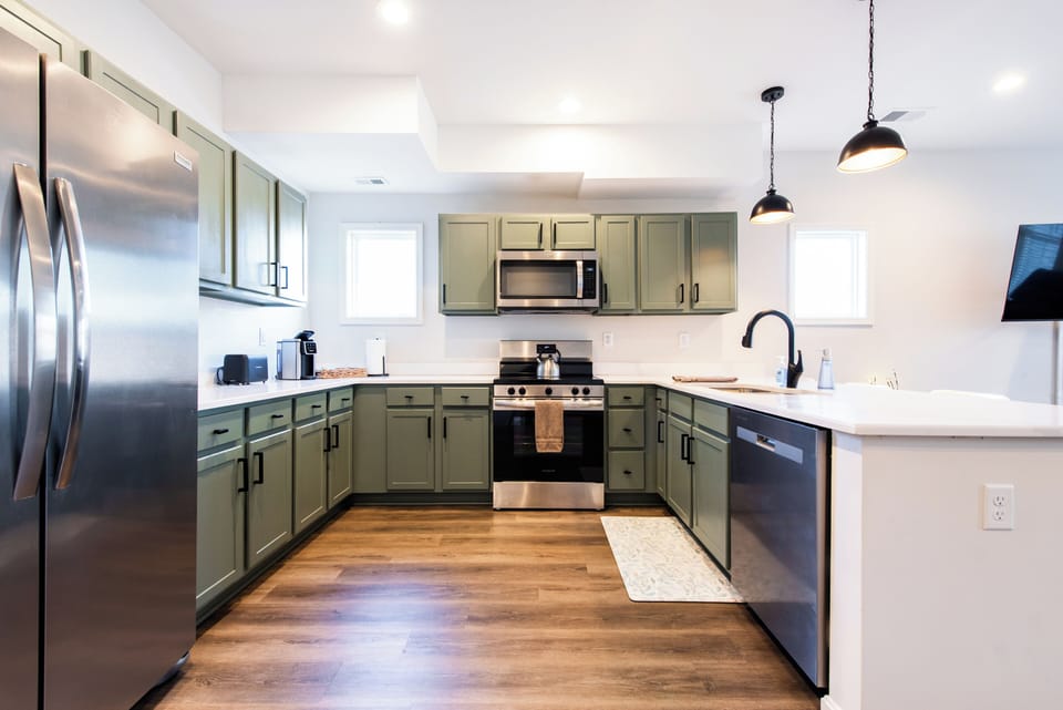 Open Kitchen / Living Room / Dining Area  - Full Size Kitchen