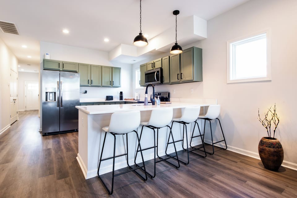 Open Kitchen / Living Room / Dining Area  - Full Size Kitchen