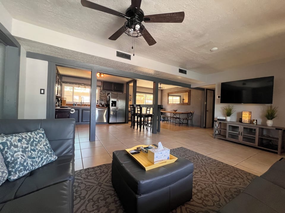 Open concept living room 