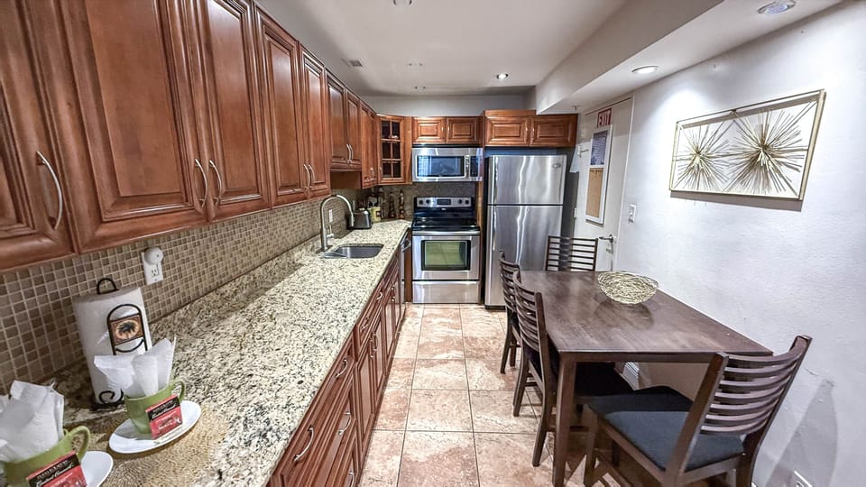 Fully equipped kitchen