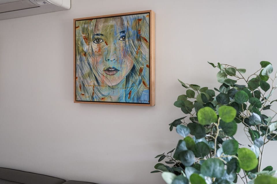 Carefully curated artwork throughout