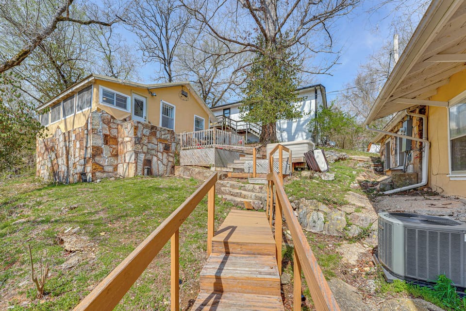 Stairs to Lake