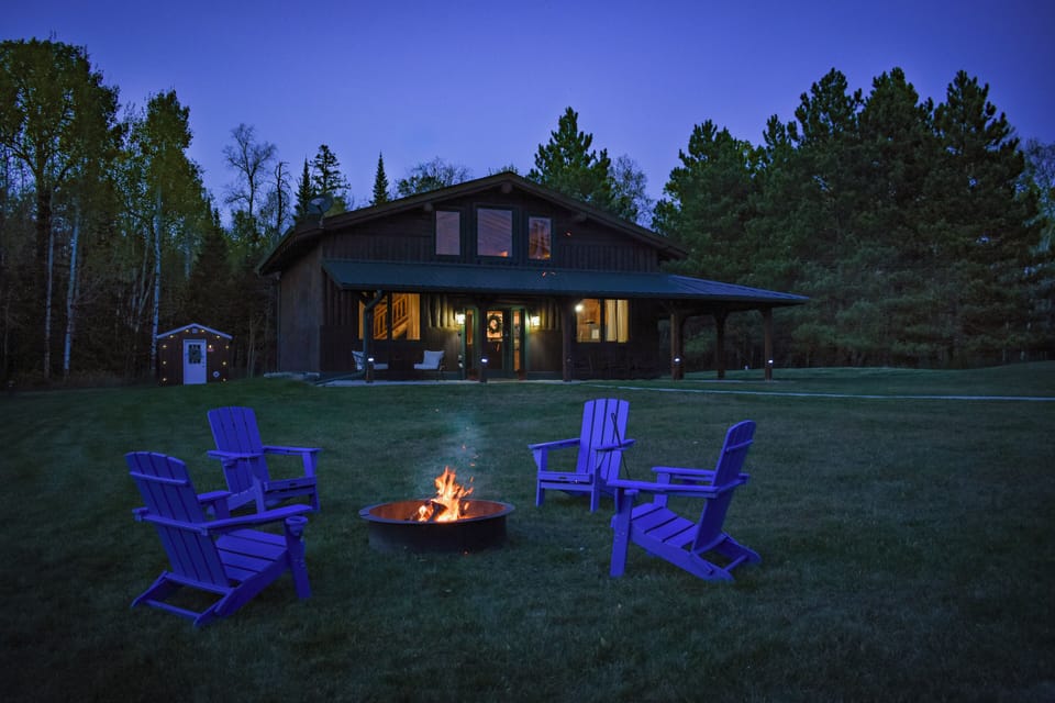 Fire pit...perfect for telling stories.