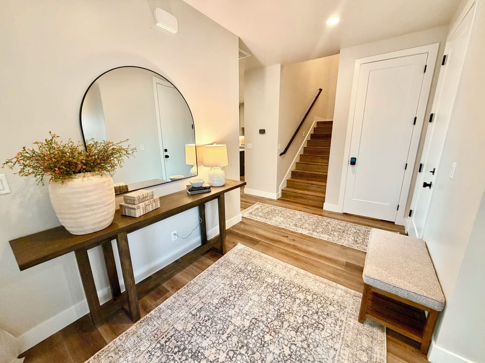 Entryway to the home. Please remove your shoes as you move throughout the home.