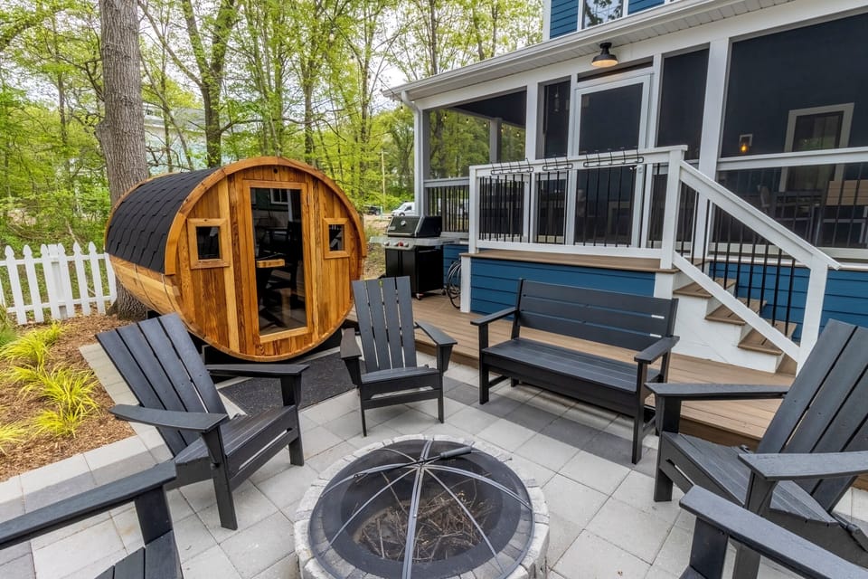 Back Patio | Fire Pit | Sauna | Gas Grill