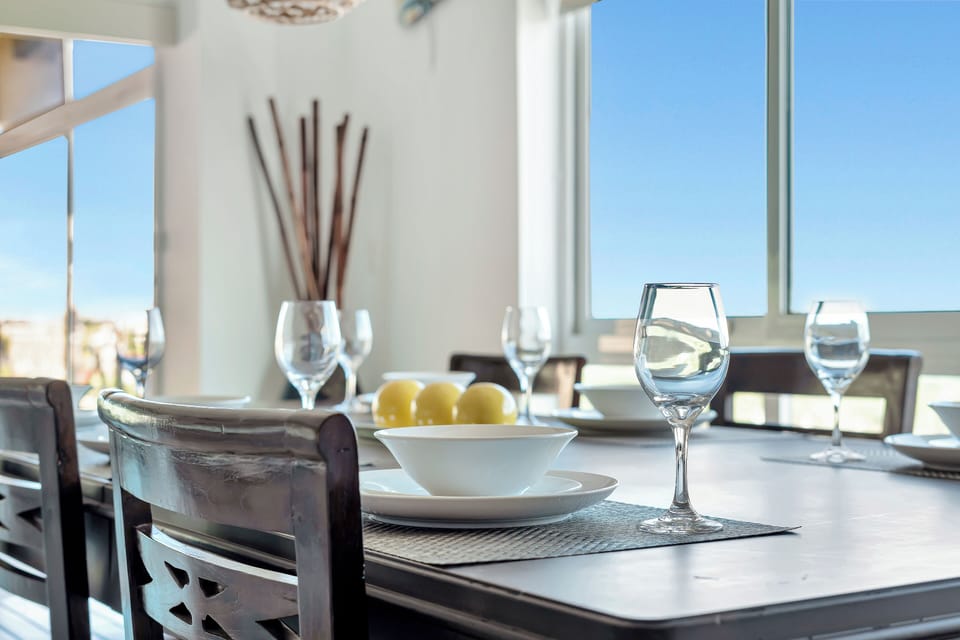 Dining table for enjoying dinner with the family