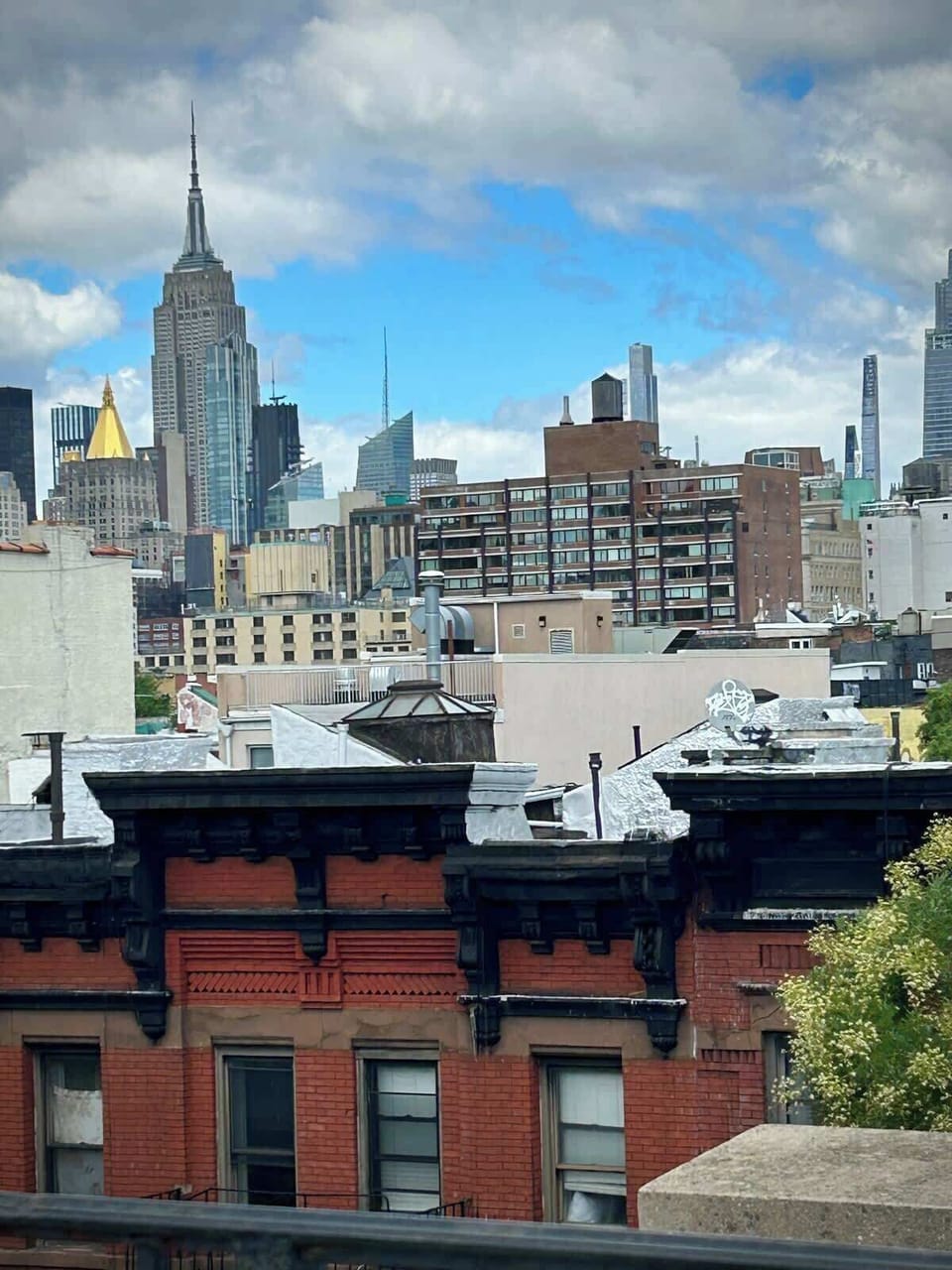 City views from the roof deck.