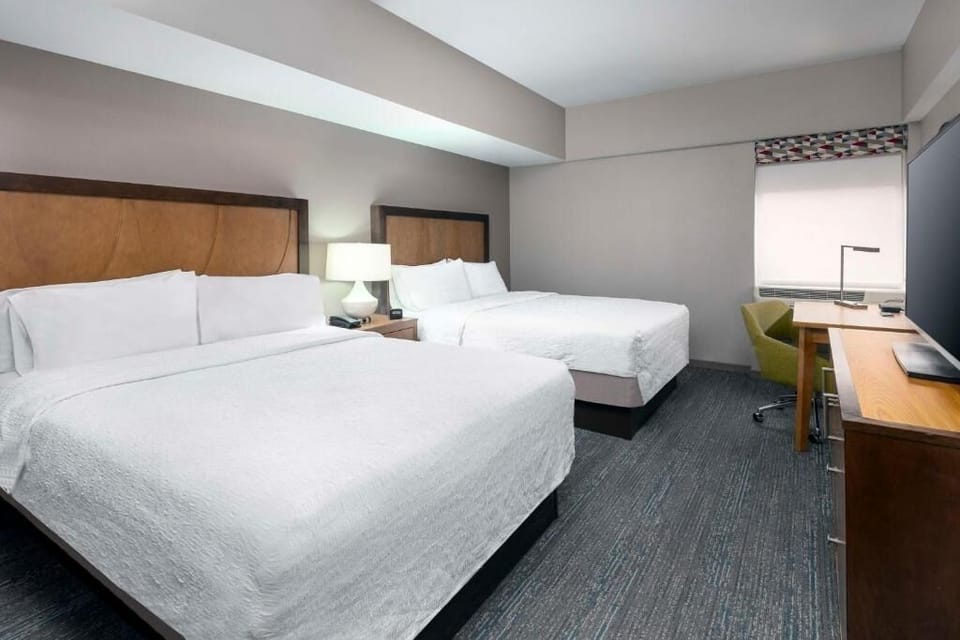 Settle into two plush beds for easy, restful nights.