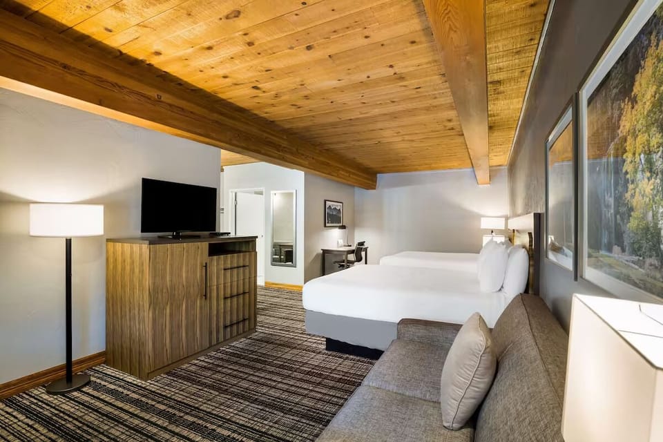 Bedroom. Interior and views may vary based on location and availability