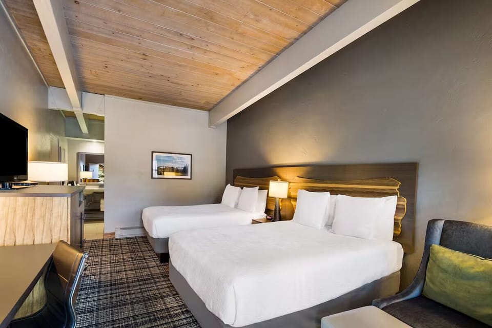 Bedroom. Interior and views may vary based on location and availability