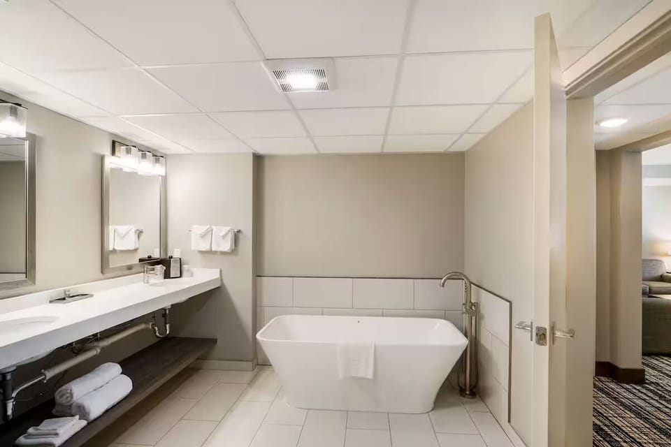 Soak and reset with a deep tub after long days out.
