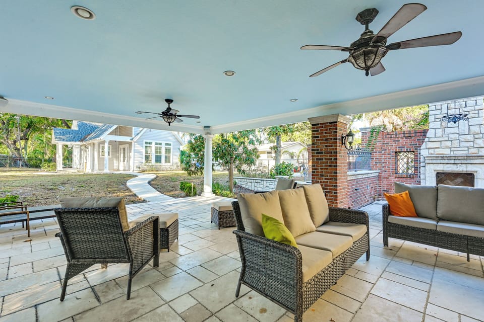 New Port Richey Vacation Rental | 3BR | 3BA | 2,918 Sq Ft | Stairs Required