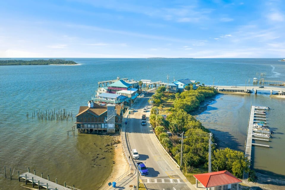 Birds eye view of Dock Street!