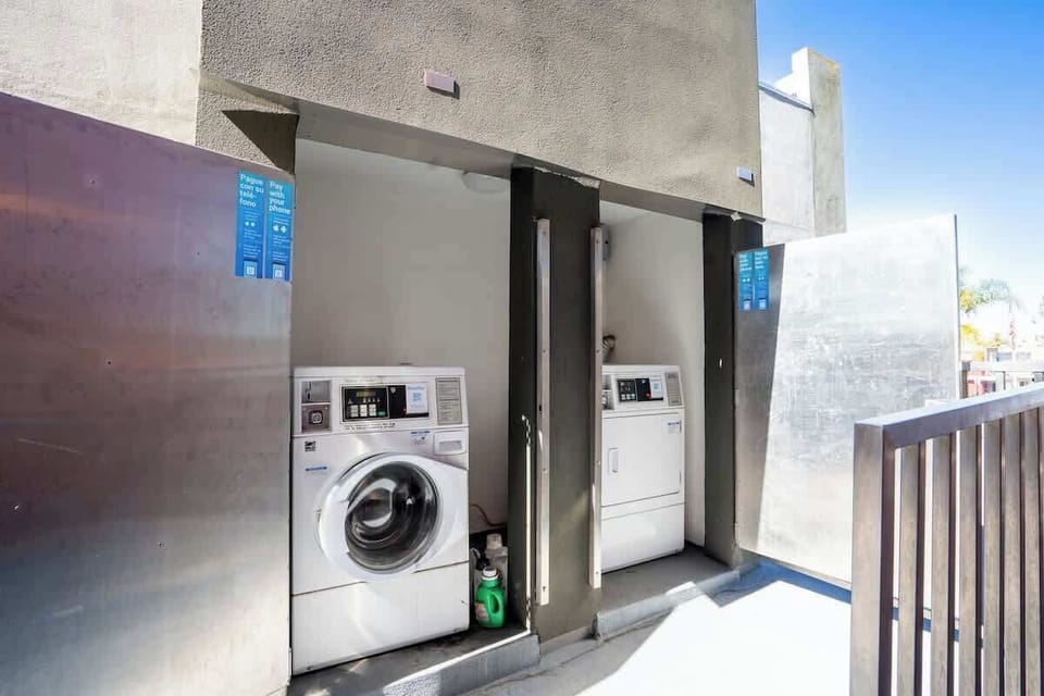 Stay fresh and worry-free with our convenient laundry area—perfect for longer stays!