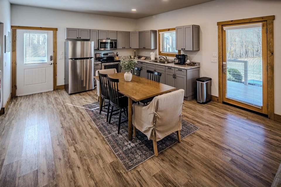The Kitchen in each 3 cabins are equipped with all needed cooking supplies