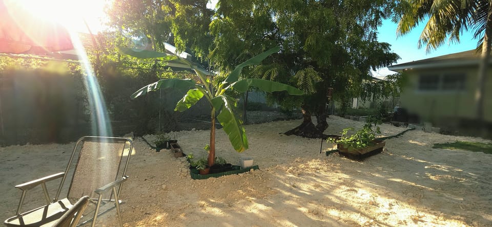 Your private outdoor escape is perfect for soaking up the island breeze & sun