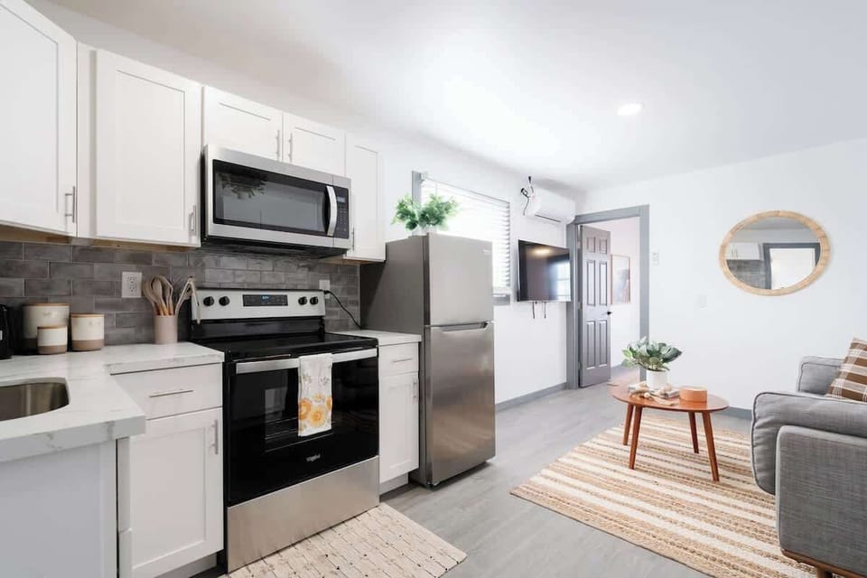 Whip up your favorite meals with ease in our fully-equipped and spacious kitchen.