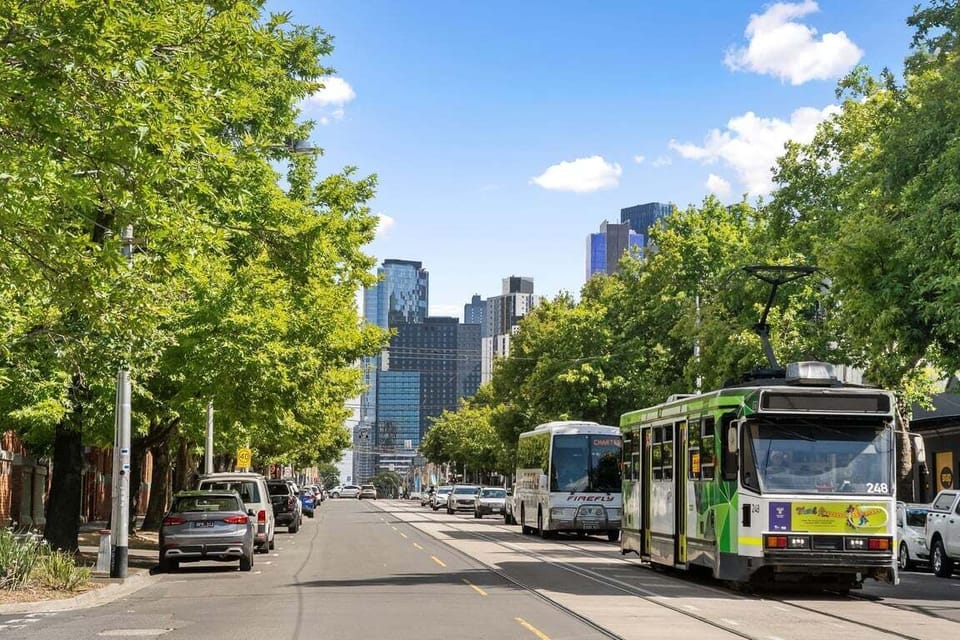 TRAM ROUTE 12: Running down nearby Clarendon Street from Victoria Gardens Shopping Centre in Richmond through to St Kilda Beach (Fitzroy Street) it serves key destinations across the inner city and bayside. The home is so close to the city.
