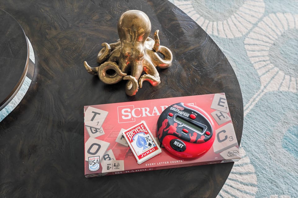 Enjoy a plethora of host provided games and DVDs