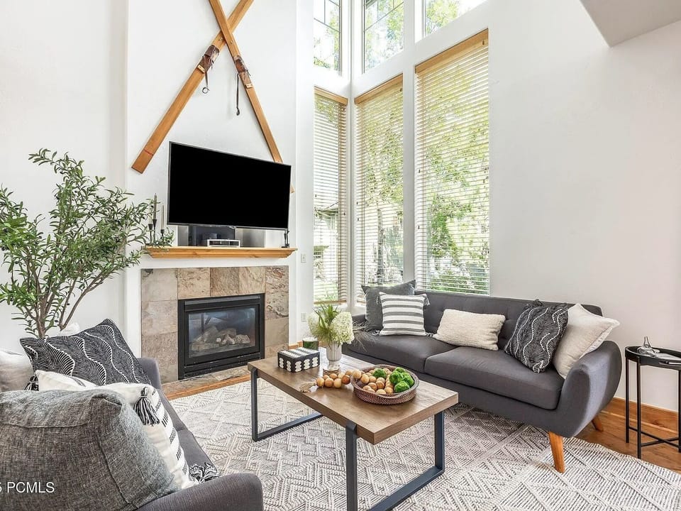 Comfortable living space with great natural light